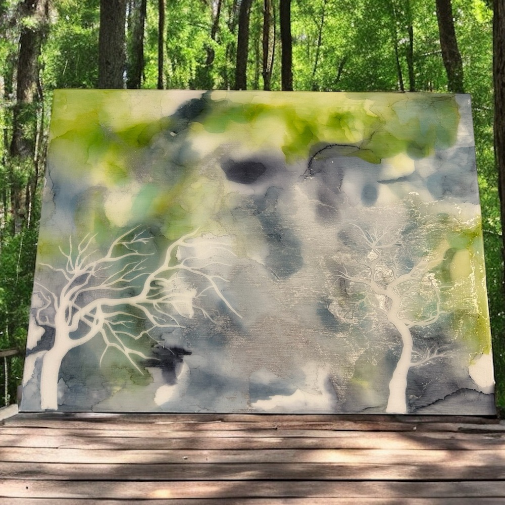 Abstract Tree Wood Art